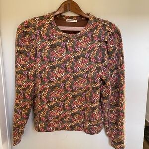 Marine Layer multi-colored floral long sleeve